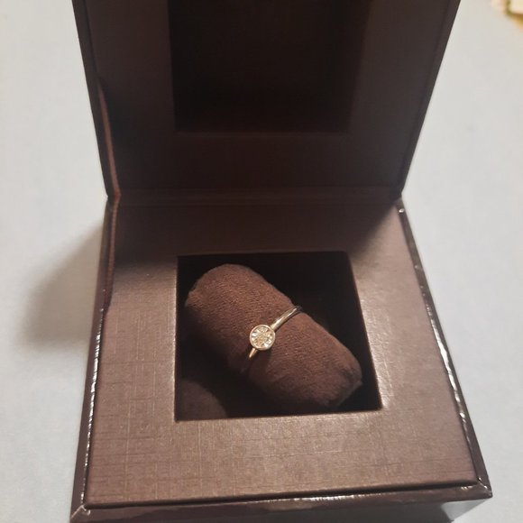 Monica Vinader Diamond Essential ring, size 6.5 - Picture 3 of 6